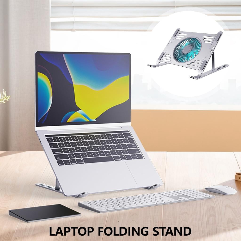 HONCLL USB Connection Laptop Cooling Pad Aluminum Panel Adjustable Laptop Stand