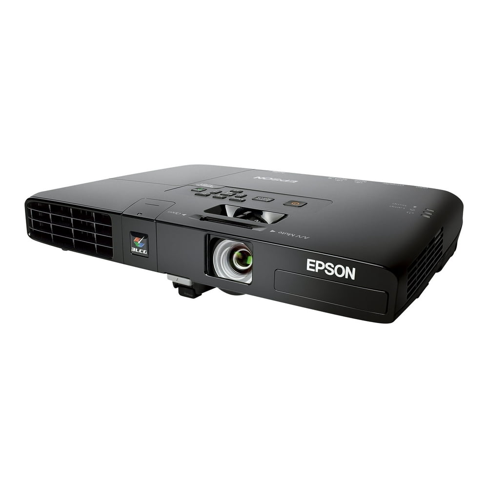 Epson PowerLite 1751 3LCD projector portable 2600 lumens 2600