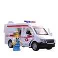 thumbnail image 1 of Kids Car Toy 1/32 Scale Ambulance Openable Door Pull Back Car with Light & Sound, 1 of 6
