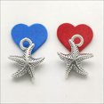 thumbnail image 2 of U8MO 20X Starfish Antique Silver Pendants Charms for Jewelry Making 16*14mm, 2 of 4