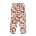 thumbnail image 5 of Goofa Rose Flowers Printed Soft Pajama Pants for Women, Wide Leg Comfy Casual Lounge Yoga Pants-XX-Large, 5 of 9