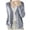 Grey, variant on Women's Button Down Cardigan Sweaters Fall Long Sleeve Open Front Soft Cardigan Casual Loose Knit Coat Outerwear (Coffee, XXL)