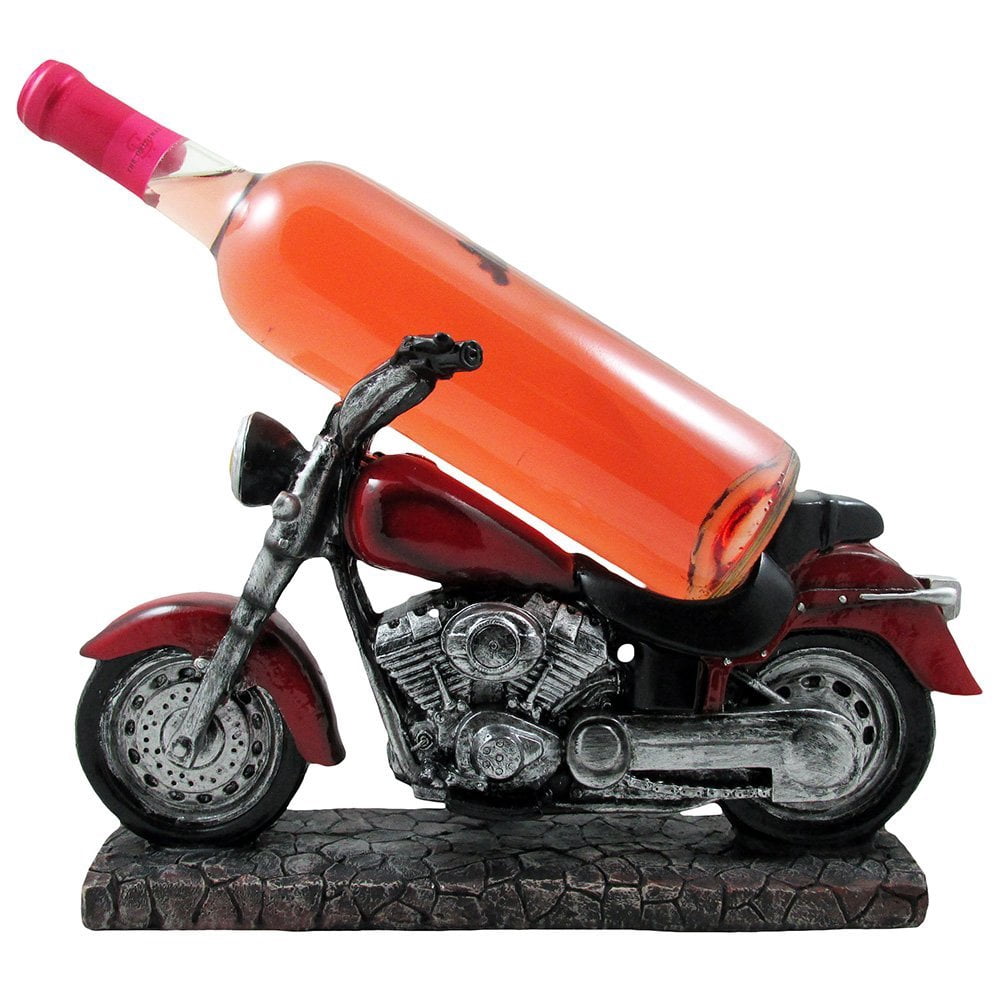 Motorcycle wine holder