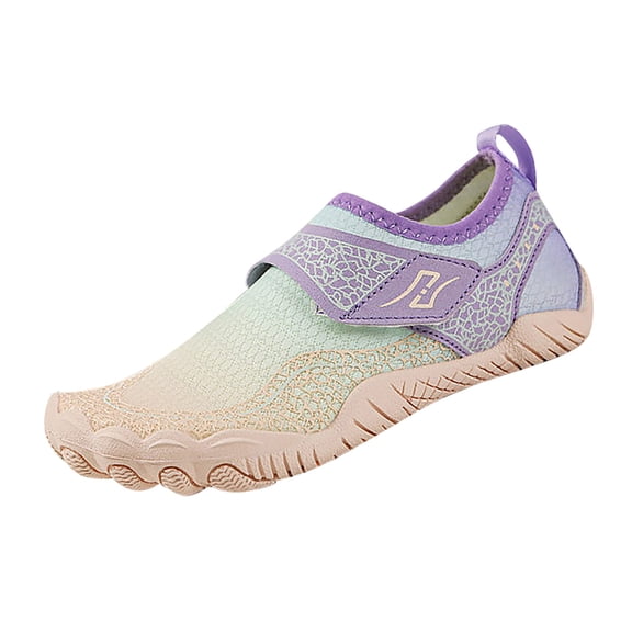Krdevn Kids Sport Water Shoes Breathable Mesh Beach Shoes Size:2