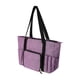 thumbnail image 1 of Bolsa de crochet, organizador de hilo, bolsa para agujas de tejer, suministros para crochet, bolsa de tela Oxford 600D vacía, bolsa de almacenamiento violeta, 1 of 9