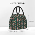 thumbnail image 2 of Fotbe Mushroom House Pattern Lunch Bag, Insulated Lunch Box, Small Leakproof Cooler Food Lunch Containers Reusable High Capacity Lunch Tote Bags for Work, Travel, Outdoor, 2 of 6