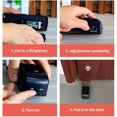 thumbnail image 4 of xianyou-Upgraded Portable 2 Pack Door Lock & Door Stop Alarm, Dual Protection Security Door Kit, Door \u200bSecurity Devices Pocket Self Defensey Tools, for Traveling Hotel Home Apartment College Ho, 4 of 4