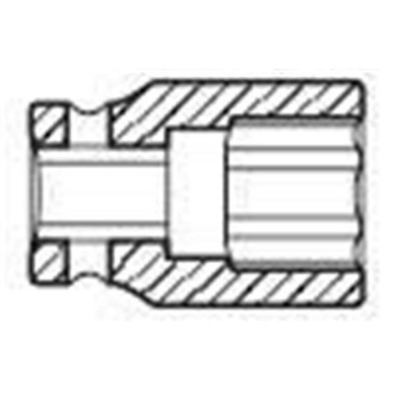 3/8 Inch Drive 6 Point Standard Impact Socket - 15/16 Inch