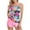 *5-Multicolor, variant on VBVC Women's 2 Piece Floral Tankini Set,Ladies Adjustable Fast-Drying Bathing Suit,Halter Swim Top and Short For Women,Multicolor,Size L