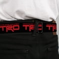thumbnail image 4 of Toyota Belt, Seatbelt Buckle Belt, Toyota Racing Development Text and TRD Logo Black Red, Youth 22 to 32 Inches, 4 of 9