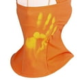 thumbnail image 5 of QATAINLAV Heat Reactive Balaclava Unisex Fleece Lined Warm Ski Mask Fashion Color Changing Heat Reactive Balaclavas Orange, 5 of 9