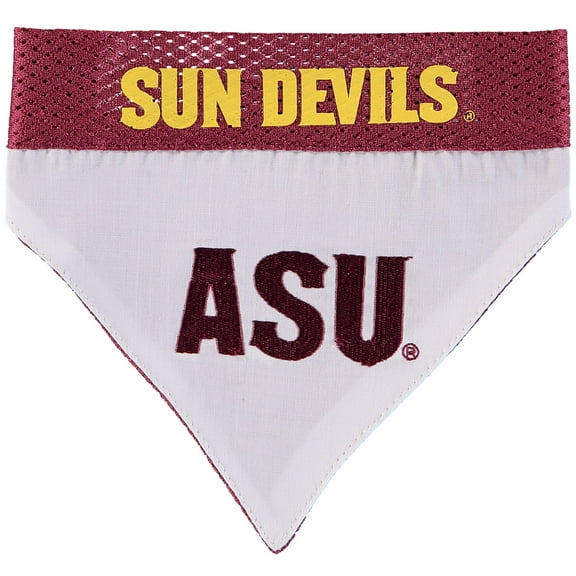Pets First Collegiate Arizona State Reversible Bandana -Home & Away Mesh & Premium Embroidery For Dogs & Cats