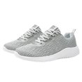 thumbnail image 5 of Sport Shoes for Men Breathable Soft Bottom Sneakers Fashion So𝗅id Color Running Shoes 𝖫a𝖼e Up Casual Trainers Shoes Wide Toe Walking Shoes Non-S𝗅ip Tennis Athlet𝗂c Shoes, 5 of 9