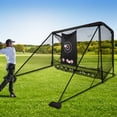 thumbnail image 6 of Btidfty Golf Cage Practice Hitting Net 10x7FT Heavy-duty Hitting Aid Nets Sports Practice Barrier Net Gifts for Men Dad Him for Outdoor Indoor Backyard Driving Chipping, 6 of 9