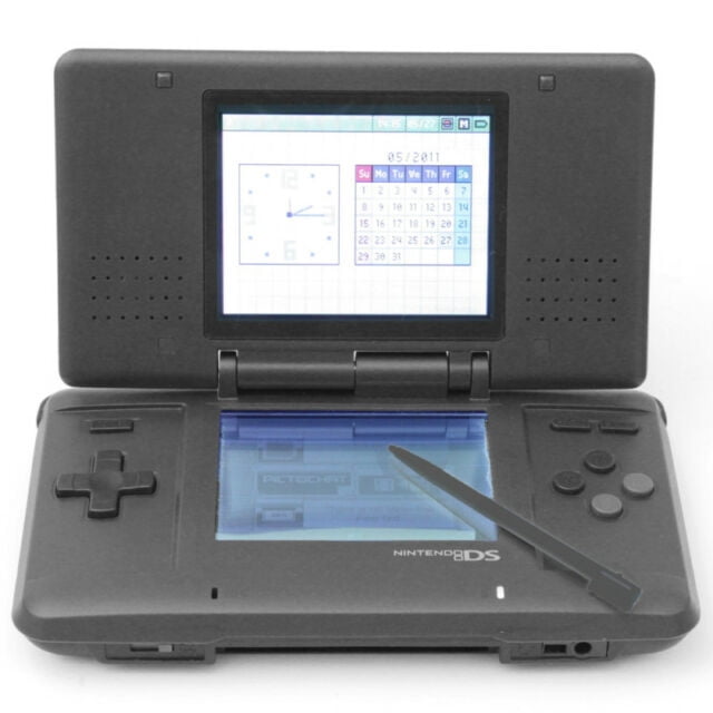 Nintendo DS (Original Fat) Console - Refurbished, Graphite Black