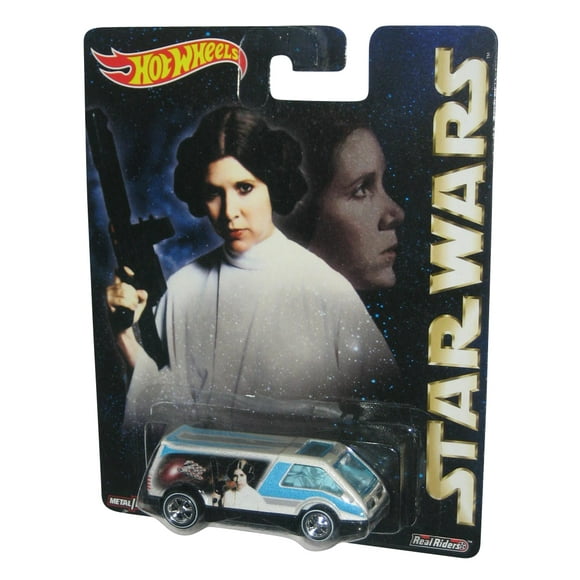 Star Wars Hot Wheels (2015) Real Riders Metal Princess Leia Dream Van XGW Panel Toy Car