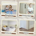 thumbnail image 6 of NOGIS 15.8 x 78.7 Inch Anti Collision Wall Padding for Kids Padded Wall Panels 3D Self Adhesive DIY Headboard for Autism Playroom Nursery Bedroom Living Room Corner Guards (Light Gray), 6 of 7