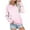 Pink coat for women, variant on jtjvou Women's V Neck Sweatshirts Tie Dye Gradient Long Sleeve Shirts Casual Fleece Pullover Fall Fashion Tops with Pocket Green M