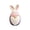 Pink, variant on Dwarf Ornament,Bunny Ear Dwarf Figurine,Resin Material with Durable Texture,Lightweight for Home Office Shop Counter Easter Spring Decor Use(Yellow)
