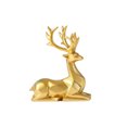 thumbnail image 3 of TheFound Home Ornament Solid Color Elk Shaped Figurine Decorative Artware, 3 of 5