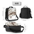 thumbnail image 2 of Picia Woodland Forest With Deers Lunch box Lunch bag for men women Large capacity Lunchbox Reusable Lunch bags Insulated Lunch bag Lunch box cooler, 2 of 9