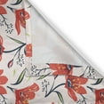 thumbnail image 4 of Ambesonne Floral Valance Pack of 2, Vintage Tulip Flowers, 54"X12", Peach Green and Red, 4 of 5