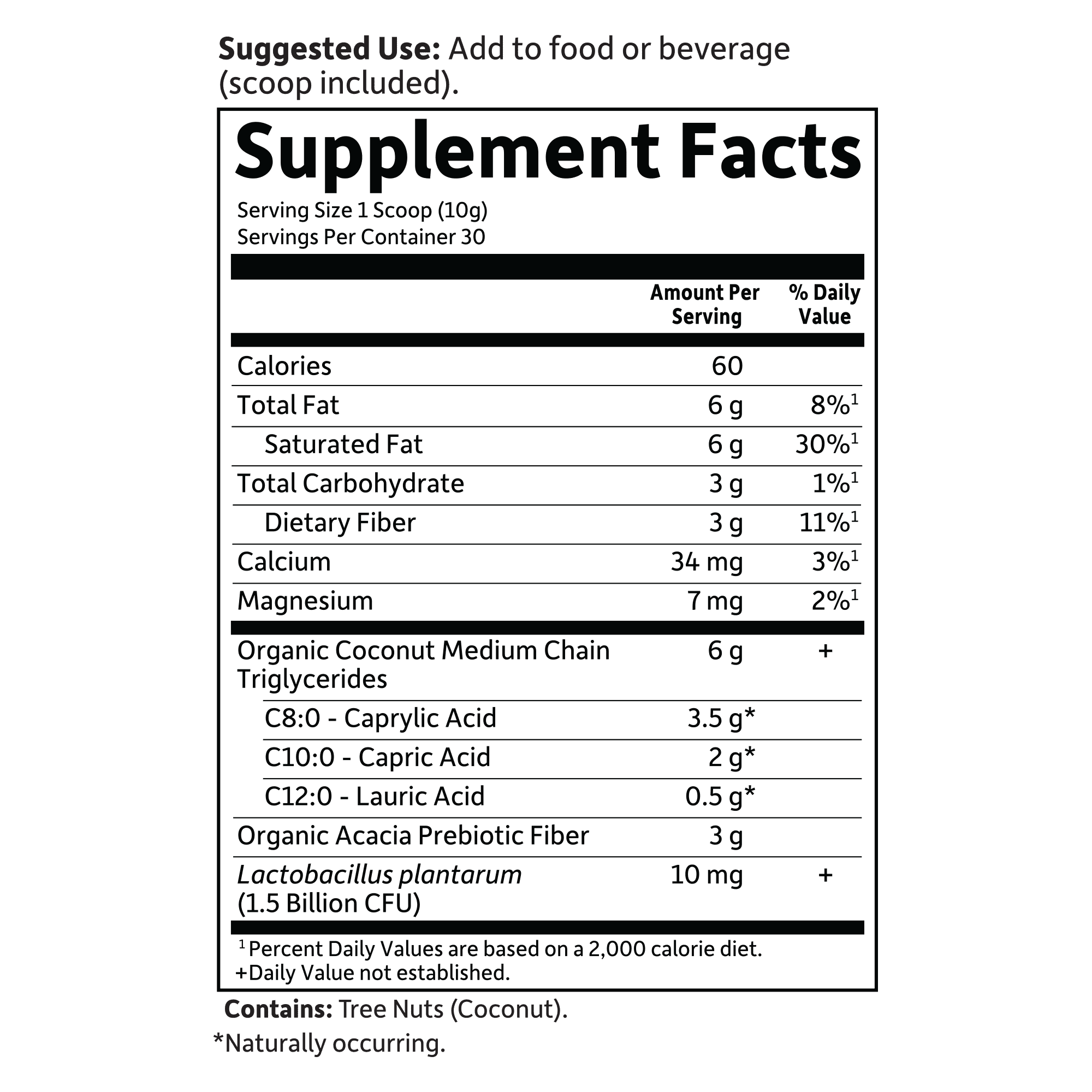 Garden of Life Dr. Formulated Keto Organic MCT Powder 30ct Jar