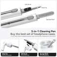 thumbnail image 6 of for AirPods Pro 3 Case 2025 with Cleaner Kit,Soft Silicone Protective Cover for AirPods Pro 3rd Generation Cases for Women Men,AirPod Pro 3 Case Accessories with Keychain-Orange, 6 of 7