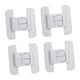 thumbnail image 5 of 4 piezas Cerraduras de nevera Cierras de puerta del congelador Portable Puerta de refrigerador fácil de bloqueo Cierre para pequeños cajones de, 5 of 9