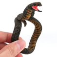 thumbnail image 4 of Pulsera de juguete para niños con 7 formas de serpiente de simulación pintadas a mano, divertidas decoraciones para usar con pitón, 4 of 6