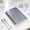 Gray#3, variant on A5 Ring Notebook Black Blue Pink Purple Gray Plain Colored, Removable Pages, Multi-Hole Binder 8.26"x6.29" Paper, Professional Office Journal, Flexible Refills