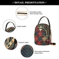 thumbnail image 4 of FORMRS Crossbody Bag for Women Quilted Travel Shoulder Cell Phone Purse with Chain Strap Handbag, Dark Tartan Pattern, 4 of 7