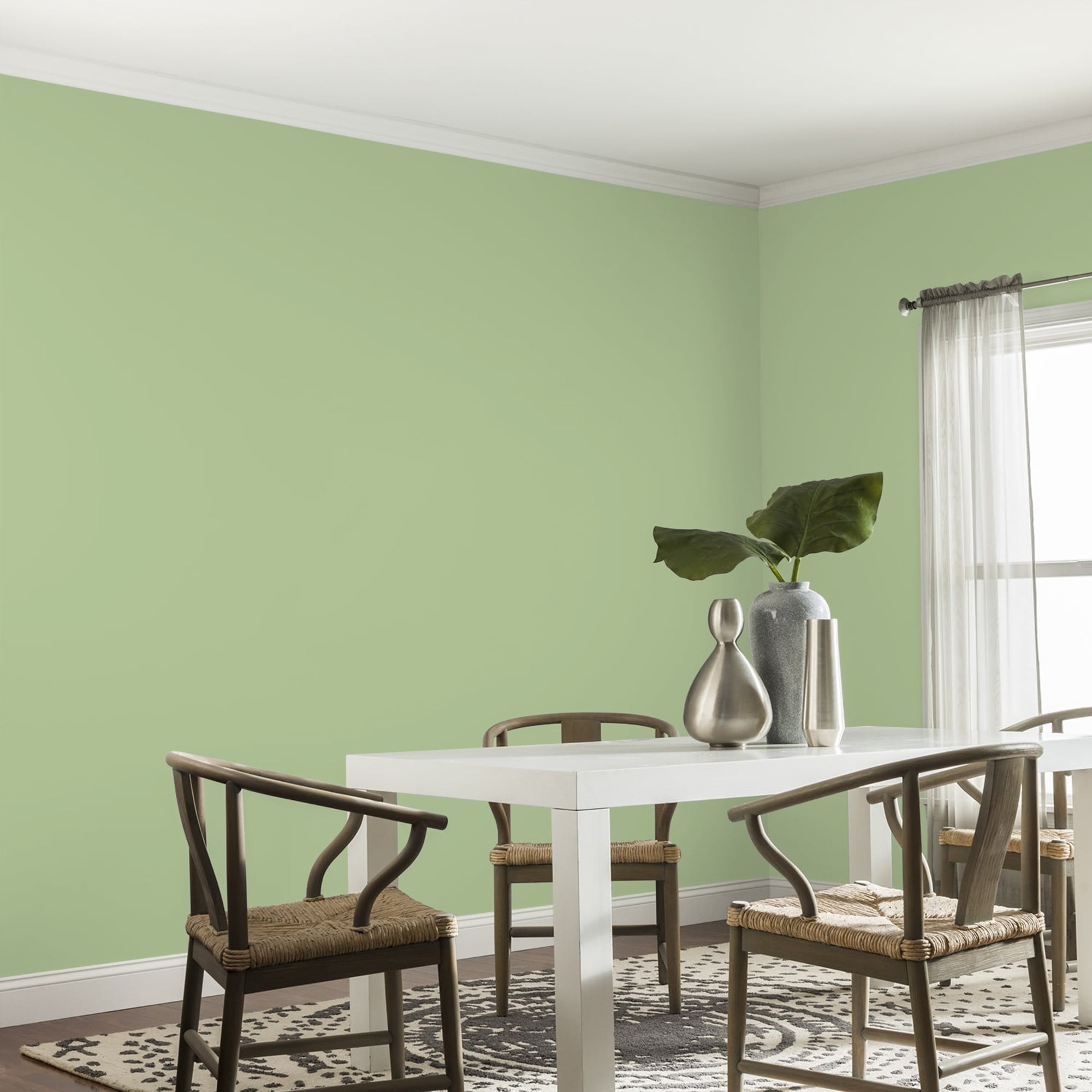 Glidden HEP Harmonious / Green, Eggshell Interior Paint with Primer, 1 Gallon