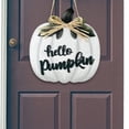 thumbnail image 4 of Pumpkin Door Plate Cartoon Door Hanger Sign for Home Decoration (White), 4 of 8