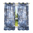thumbnail image 2 of Fairy Castle Blackout Curtains 63 inch Length 2 Panels Window Decoration Curtains for Bedroom Living Room, 2 of 6