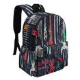 thumbnail image 2 of Herramientas-theme Backpack, Campus style schoolbag Bookbag with Adjustable Shoulder Straps And Large Zip Compartment, Unisex Travel Bags.42x30x15cm, 2 of 6