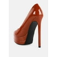 thumbnail image 3 of Cuddles Patent Faux Leather Platform Stiletto Pumps, 3 of 10