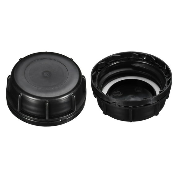 Uxcell Can Cap with Sealing O-ring Gasket for 5-8 Gallon Bucket Black 2 Pack