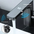thumbnail image 3 of QualitChoice Gold Kitchen Tap With Infrared Sensor Control For Smart Sensors Digital Display Screen Hot Cold A, 3 of 6