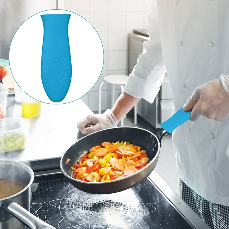 Silicone Hot Handle Holder: Non-slip Pot Holders Cover For Frying
