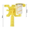EUWBSSR Portable CleanCut Paint Edger Roller Brush Safe Tool for Home