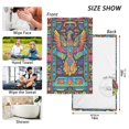 thumbnail image 6 of Yayeee 100% Cotton Hand Towels for Bathroom 16" x 28" Soft Absorbent Kitchen Towel, Abstract Eagle, 6 of 7