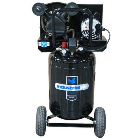 Powermate 20 Gallon Vertical Cast Iron Oil Lubricated Belt Drive Industrial Air Compressor