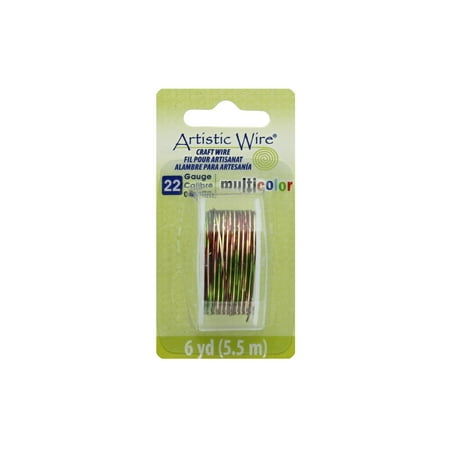 UPC: 0035926157347 | Artistic Wire Multicolor 22Ga Brn/Grn/Gold 6yd