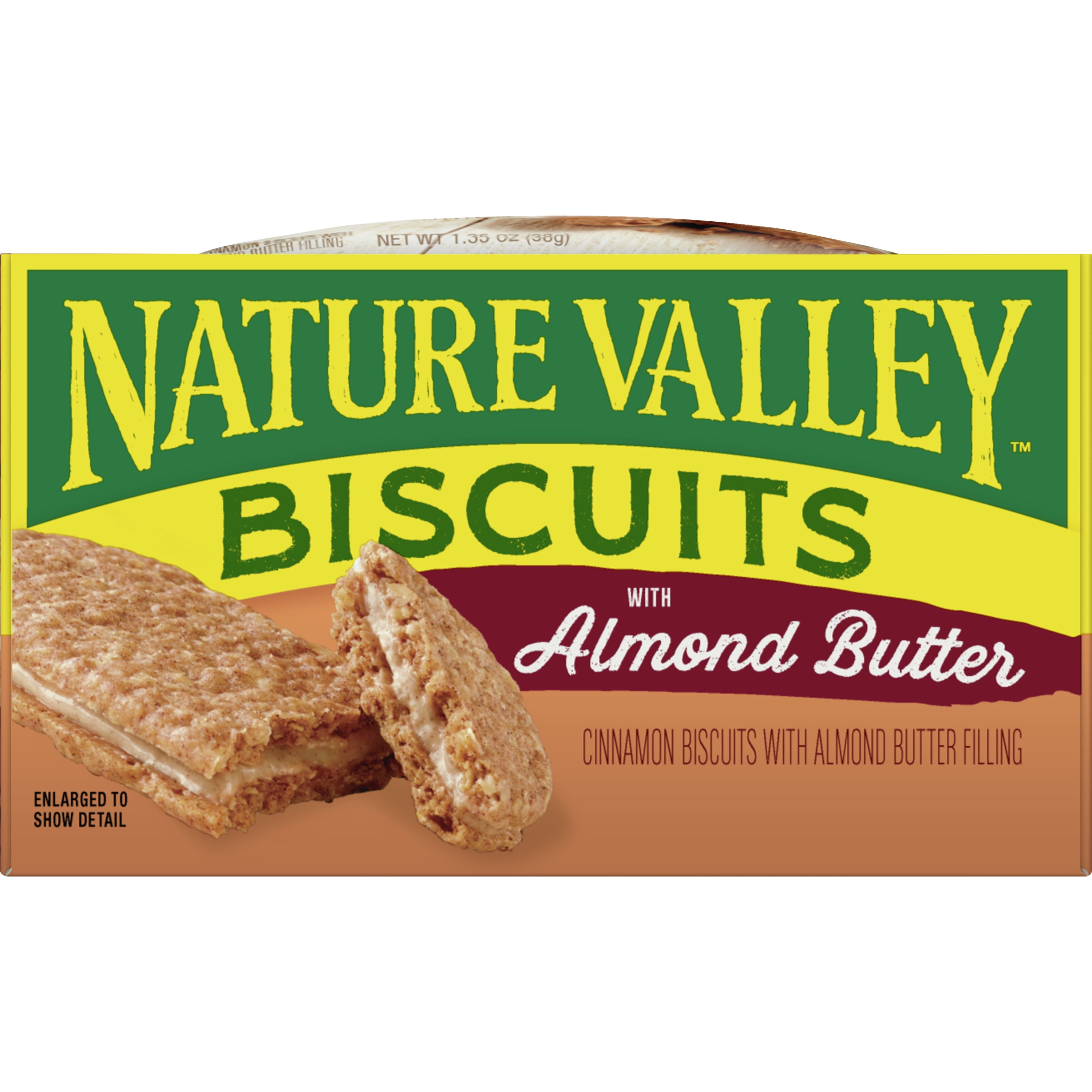 Nature Valley Biscuit Sandwiches, Cocoa Almond Butter, Snacks, 16 ct