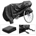 thumbnail image 1 of SHOWERORO Bike Cover for Outdoor Cycling 1Set Black Cloth Dustproof and Waterproof Protection, 1 of 7