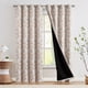 thumbnail image 1 of Cortinas Blackout Jinchan Marrón Damask Medallón 213x213 cm, 1 of 9