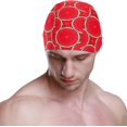 thumbnail image 2 of FYBTO Swimming Cap Watermelon Hand Drawn Unisex Adult FYBTO Polyester, 2 of 4