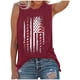 thumbnail image 3 of Moda Mujer Causal Rounk Cuello Impresión Blusa Sin Mangas Camiseta Verano Tank Tops Fridja gh3384, 3 of 3