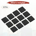 thumbnail image 4 of Uxcell 12PCS Bandas de sudor deportivas, muñequeras de algodón absorbentes para entrenamiento/baloncesto/correr [Negro, 8cm de ancho], 4 of 7
